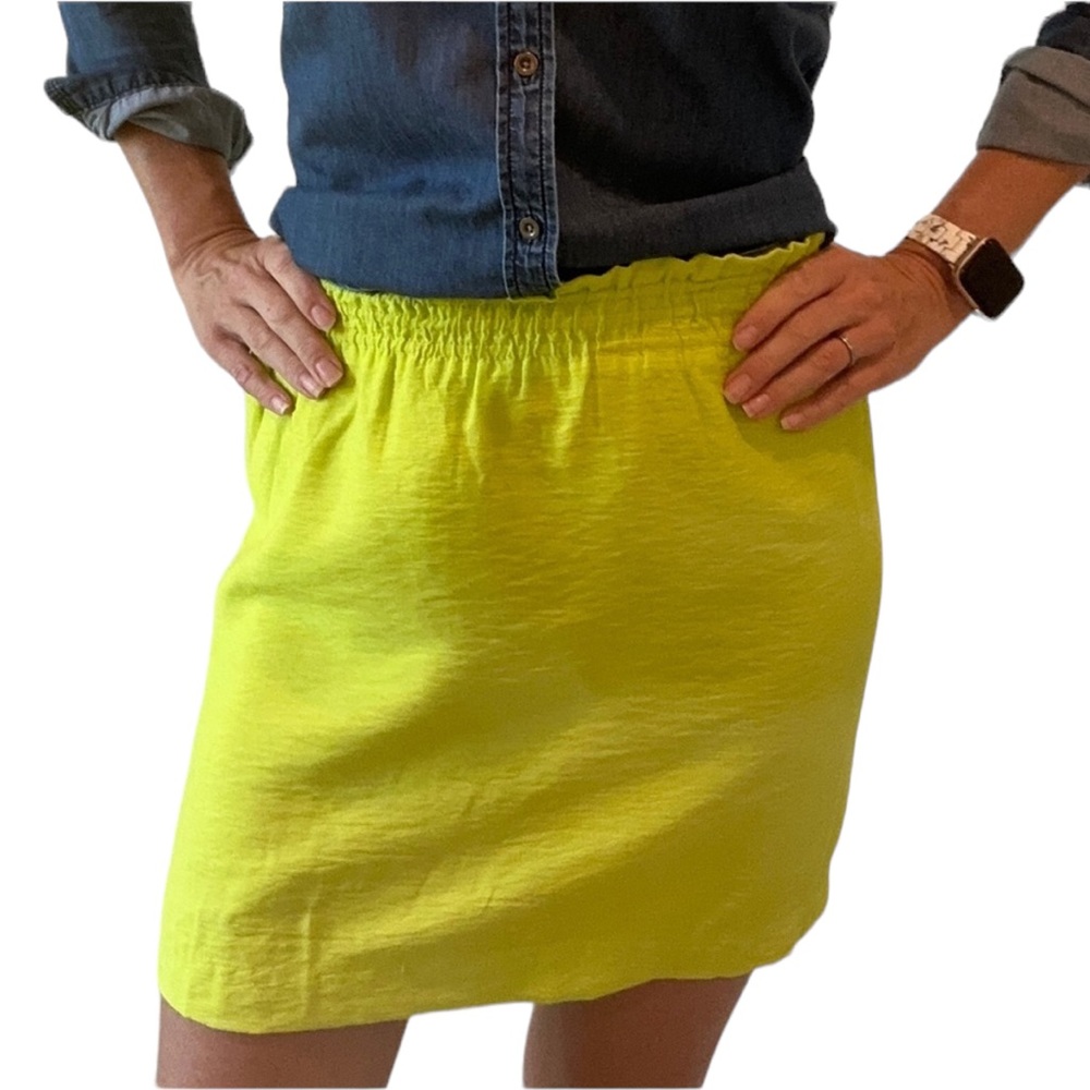 💚 Neon J Crew Skirt Size 6